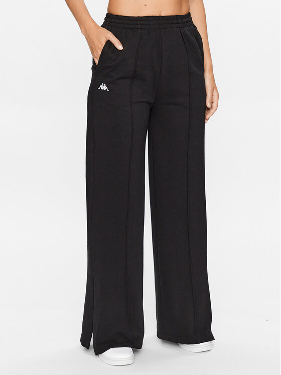 Kappa Pantaloni trening 313031 Negru Regular Fit