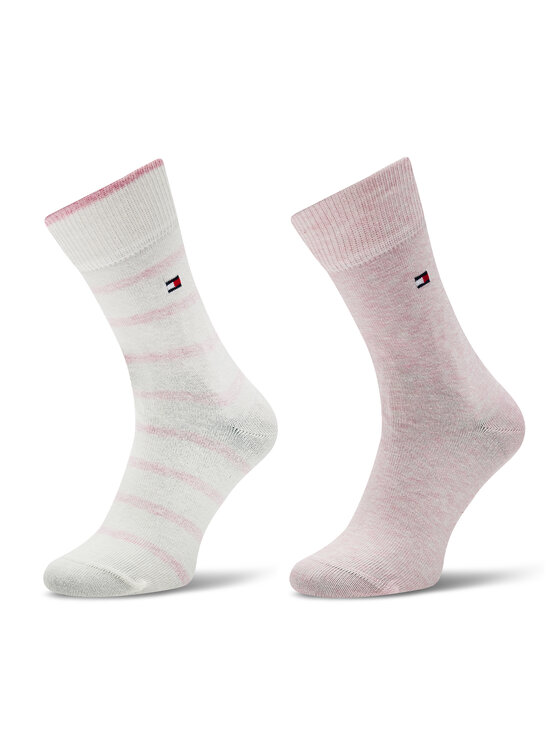 Tommy Hilfiger Tommy Hilfiger 2er-Set hohe Kindersocken 701229939 Rosa