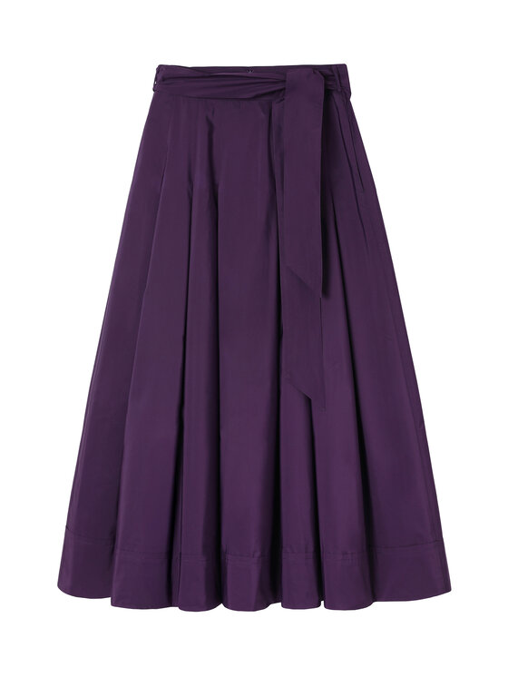 TATUUM Tatuum Midi sukňa TAFTANI Fialová Flare Fit