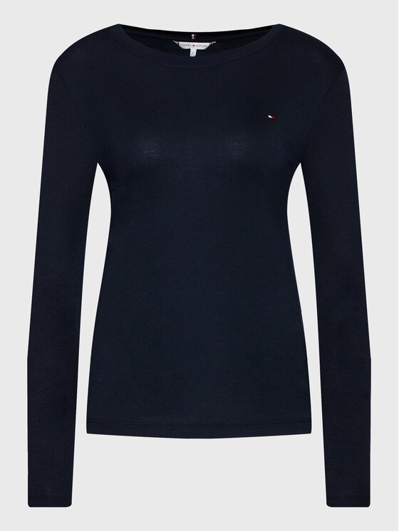 Tommy Hilfiger Tommy Hilfiger Palaidinė New Cosy WW0WW36602 Tamsiai mėlyna Slim Fit