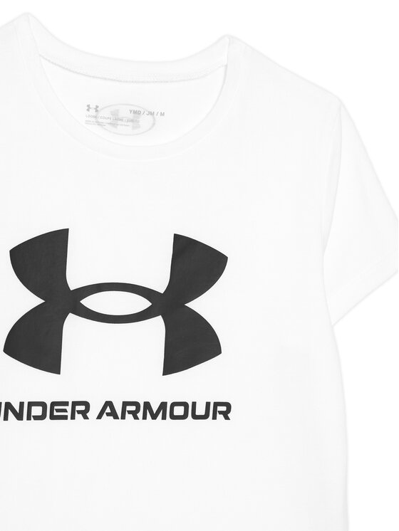 Under Armour Under Armour T-krekls Ua Sportstyle Graphic 1361182 Balts Loose Fit
