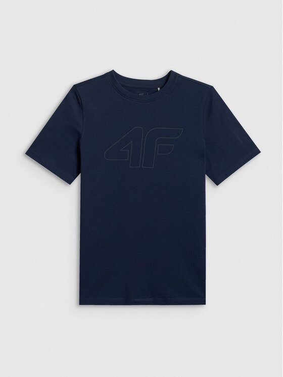 4F 4F T-shirt 4FJRSS26TTSHM3599-31S Blu scuro Regular Fit