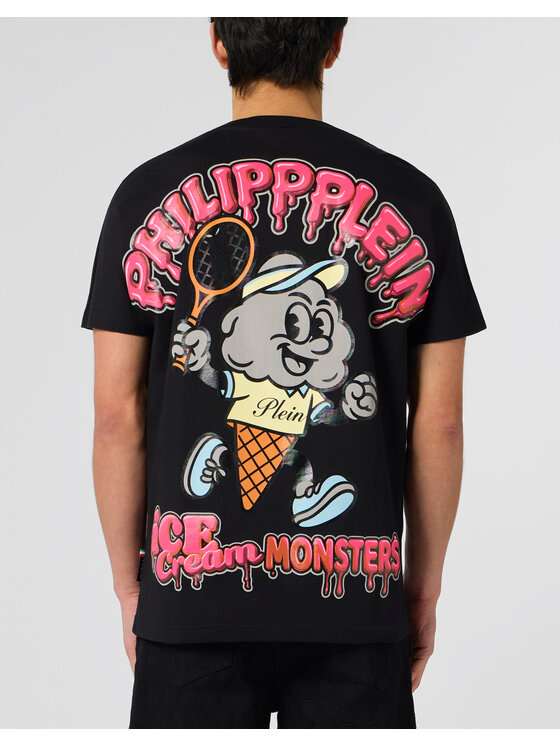 PHILIPP PLEIN PHILIPP PLEIN T-Shirt 30550 Czarny Regular Fit