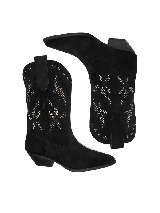 DeeZee DeeZee Καουμπόικες Μπότες & Μποτάκια CEO-R25AW09079 Μαύρο