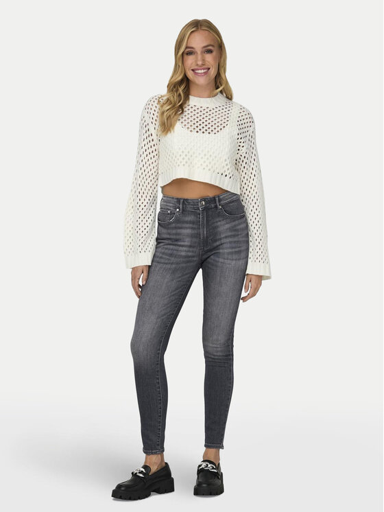 ONLY ONLY Džemper Milla 15300575 Écru Regular Fit