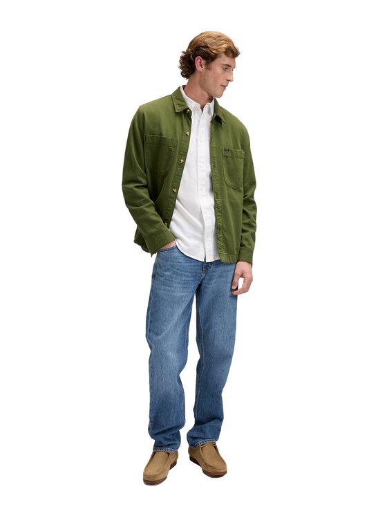 Lee Lee Koszula 112376559 Biały Regular Fit
