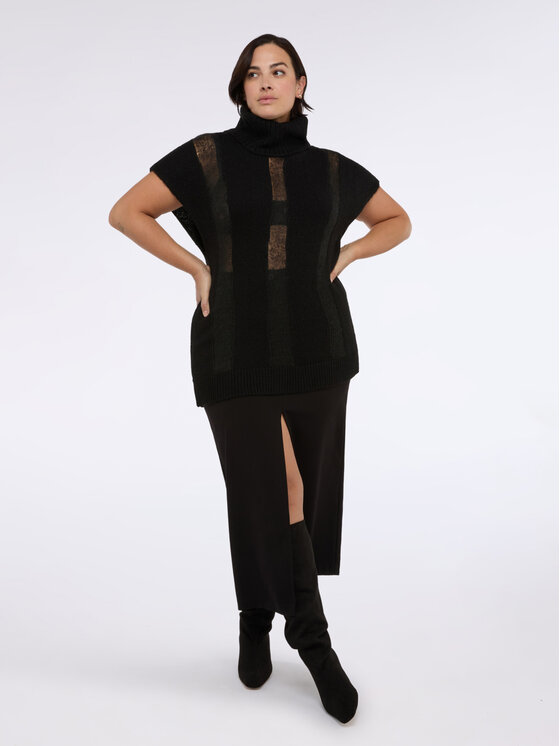 Fiorella Rubino Fiorella Rubino Cardigan M746L008130N033 Nero Regular Fit