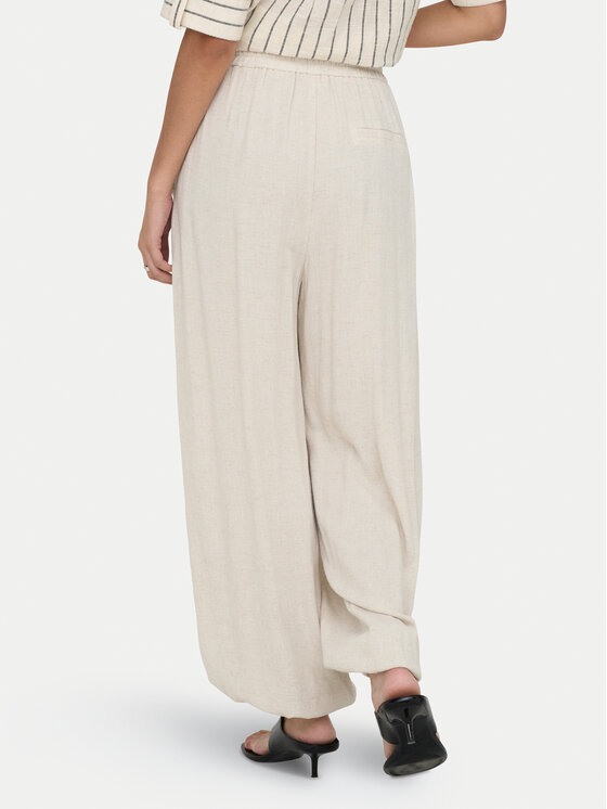 ONLY ONLY Stoffhose Siesta 15373197 Creme Regular Fit