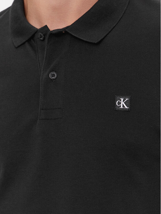 Calvin Klein Jeans Calvin Klein Jeans Poloshirt Embro Badge J30J325269 Schwarz Slim Fit