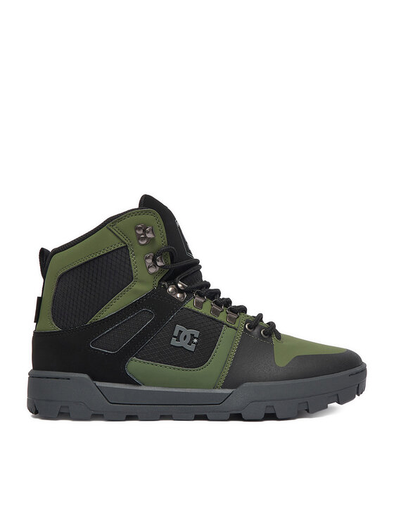 DC Shoes DC Shoes Сникърси EO-PURE HIGH TOP WR BOOT DC01803003 Тъмнозелен