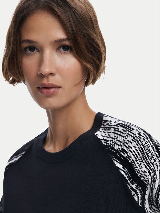 Desigual Desigual Pullover Kodiak 25WWJF28 Schwarz Regular Fit