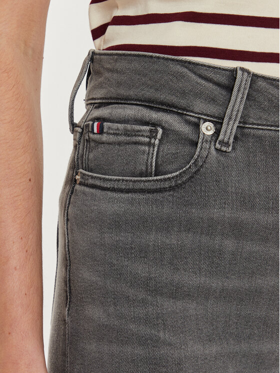 Tommy Hilfiger Tommy Hilfiger Jeansy Harlem WW0WW44117 Szary Skinny Fit