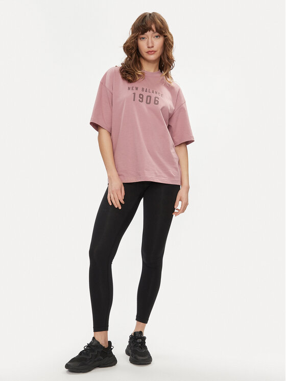 New Balance New Balance T-shirt WT41519 Ružičasta Oversize