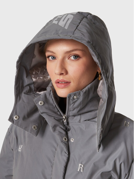 ROTATE ROTATE Зимно яке Padded Quilt RT2096 Сив Regular Fit
