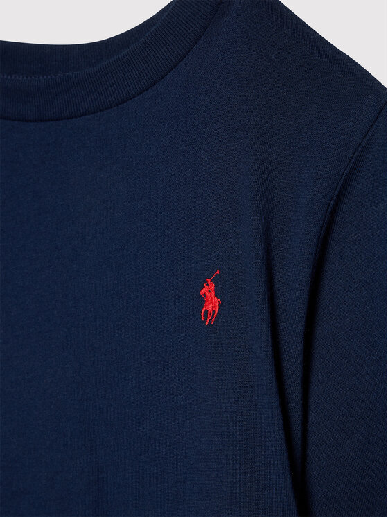 Polo Ralph Lauren Polo Ralph Lauren Bluzka Ls Cn 322843804002 Granatowy Regular Fit