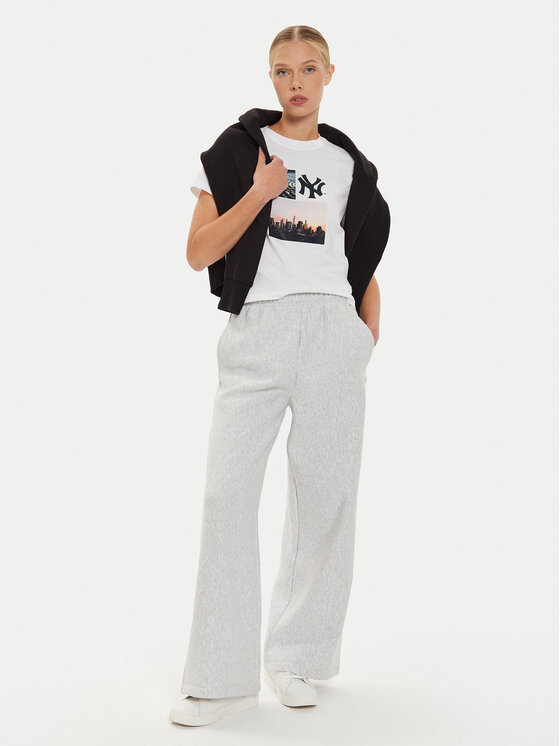 Champion Champion Тишърт League LA Dodgers 116469 Бял Regular Fit