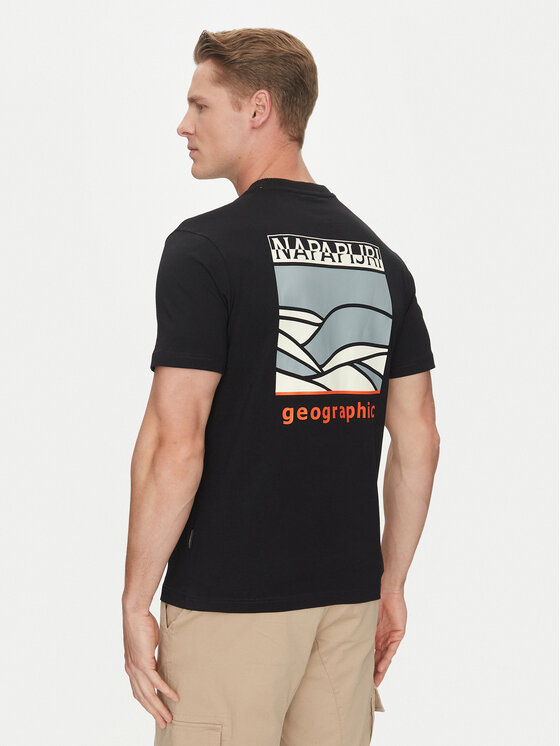 Napapijri Napapijri T-särk S-Sovana NP0A4IE4 Must Regular Fit