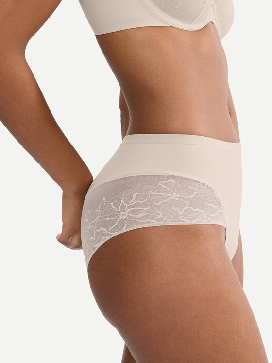 Triumph Triumph Chiloți clasici cu talie înaltă Comfort Contour 10226329 Bej deschis
