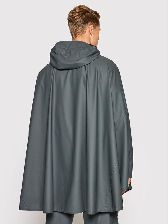 Rains Rains Poncsó Unisex 1811 Szürke Loose Fit