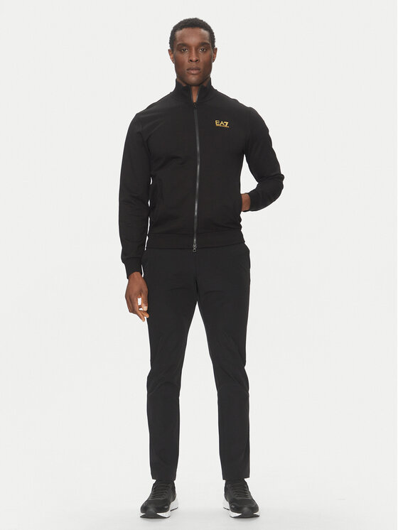 EA7 Emporio Armani EA7 Emporio Armani Pulóver 8NPM31 PJVRZ MC004 Fekete Regular Fit