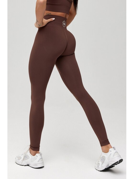 ROUGH RADICAL ROUGH RADICAL Legginsy SEAMLESS CLASSIC Brązowy Slim Fit