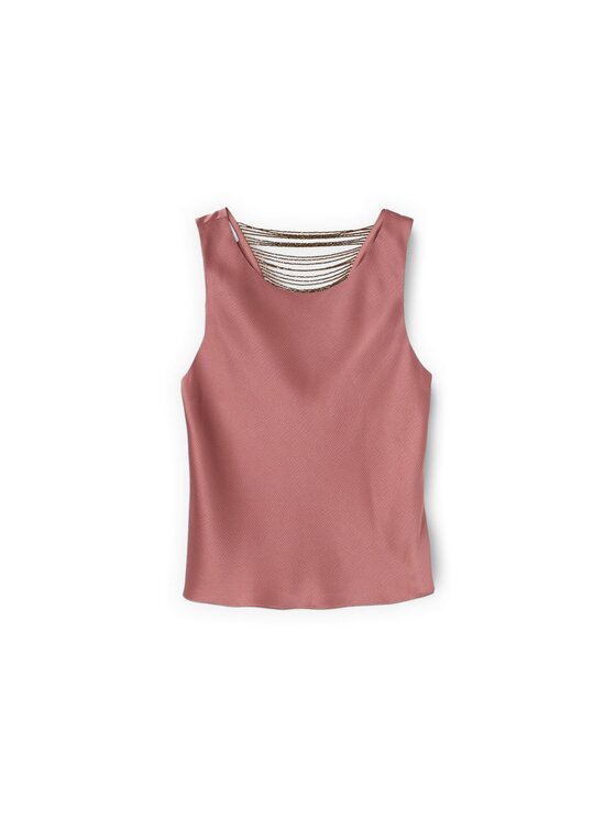 Motivi Motivi Top D065Q000576N006 Różowy Regular Fit