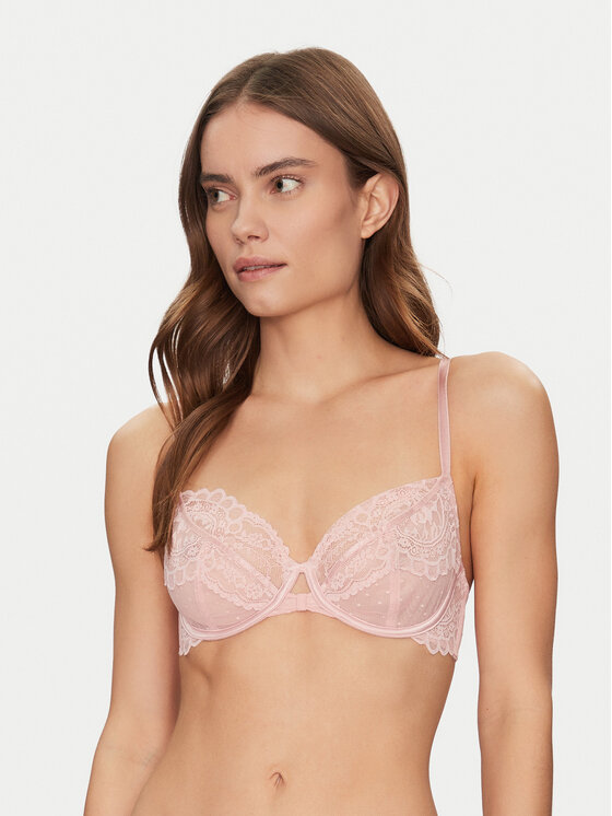 Hunkemöller Hunkemöller Podprsenka s kosticemi Juliette 302159 Růžová