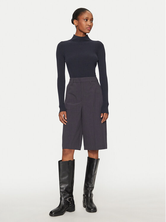 Weekend Max Mara Weekend Max Mara Dolčevita Zanzara 2425366052 Tamnoplava Slim Fit