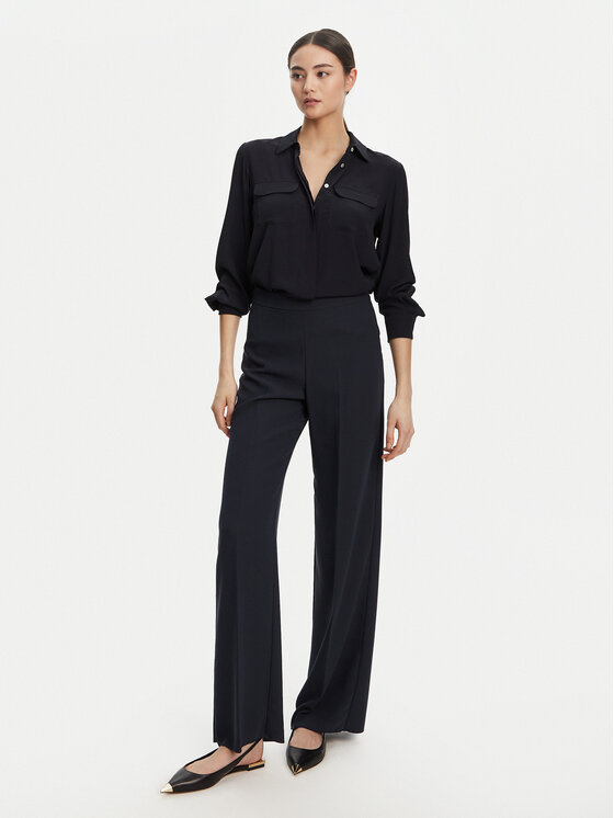 Marella Marella Camicia Calabra 2523116061 Blu scuro Regular Fit