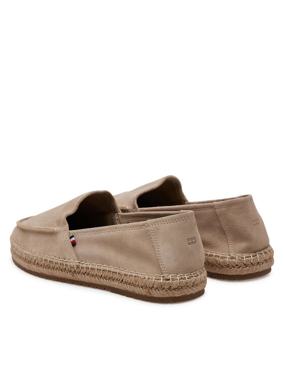 Tommy Hilfiger Tommy Hilfiger Espadrillid Hilfiger Flex Espa Suede Loafer FM0FM05392 Beež