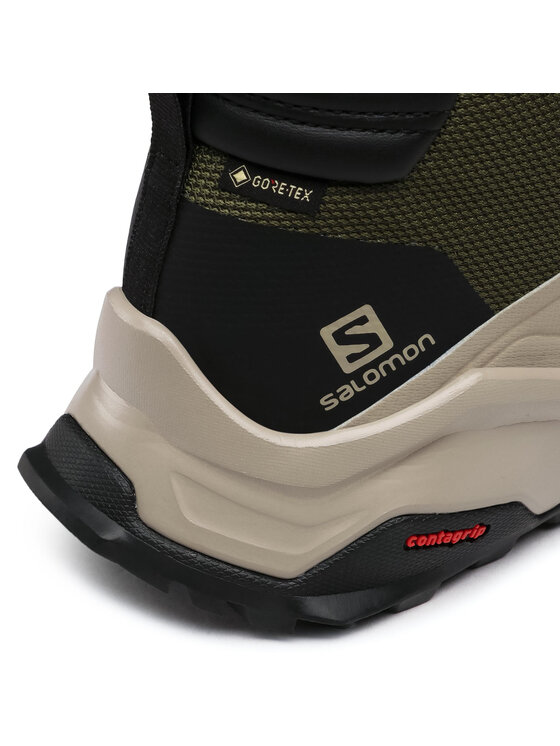 Salomon Salomon Matkajalatsid X Raise Mid Gtx GORE-TEX 410958 26 V0 Roheline