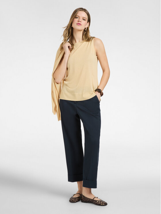 Elena Mirò Elena Mirò Spodnie materiałowe P009P000497N064 Niebieski Regular Fit