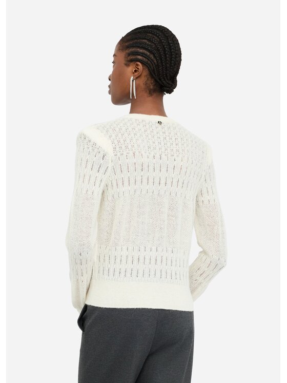 Liu Jo Liu Jo Maglione CF5319MA81MX0256 Bianco Regular Fit