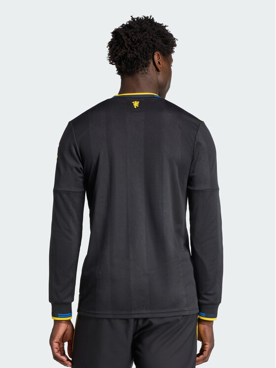 adidas adidas Koszulka techniczna Manchester United Czarny Slim Fit