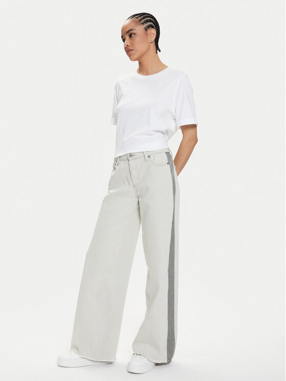 Please Please Jeans P2ZBCJ8CA6 Beige Relaxed Fit
