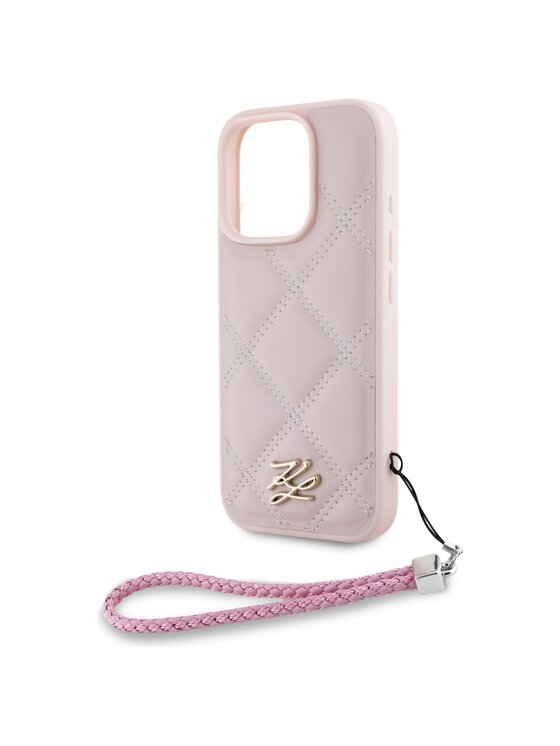 KARL LAGERFELD KARL LAGERFELD Etui na telefon iPhone 16 Pro Max Różowy