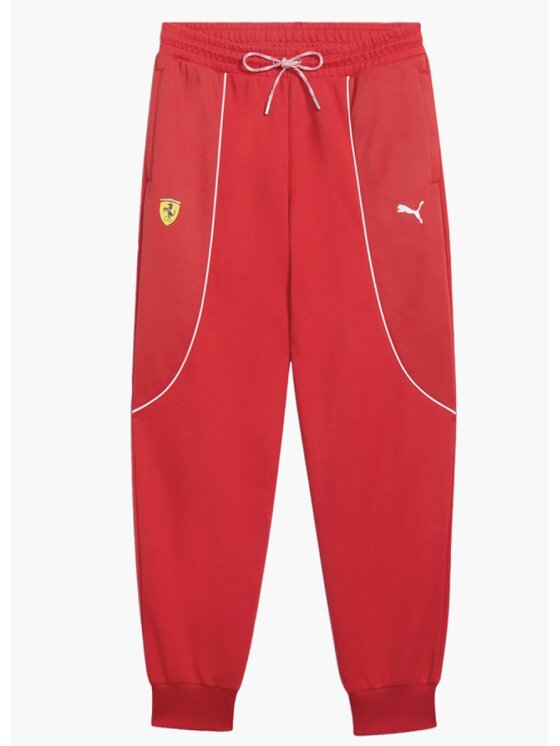 Puma Puma Spodnie dresowe Ferrari Race Sweat Pants CC Czerwony Regular Fit