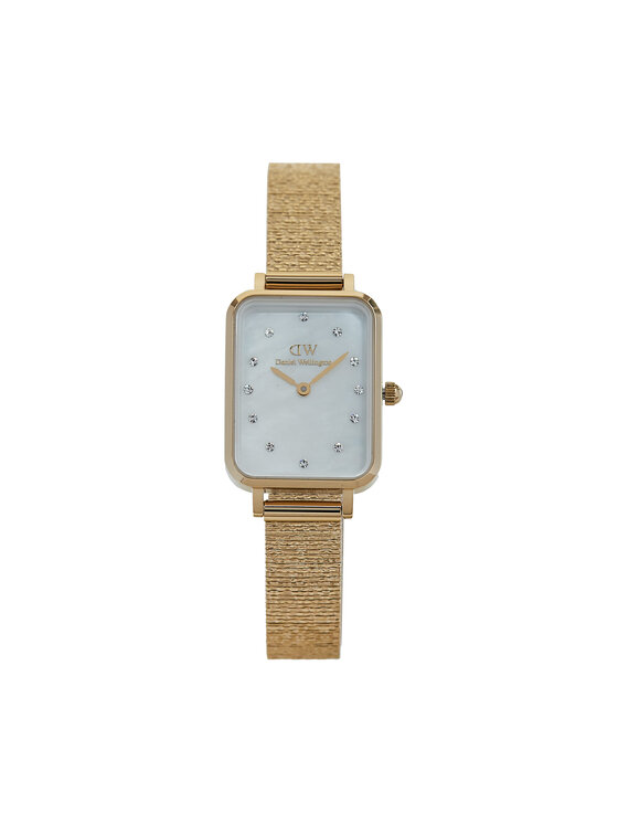 Daniel Wellington Pulkstenis Quadro Lumine Pressed Piano DW00100582 Zelta