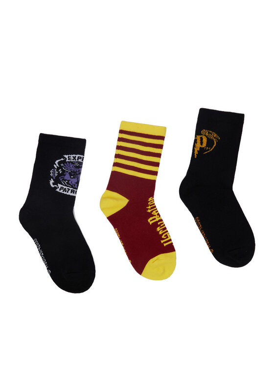 Harry Potter Harry Potter Șosete lungi CEO-ACCCS-AW26-308WBHP(3-PACK) Negru