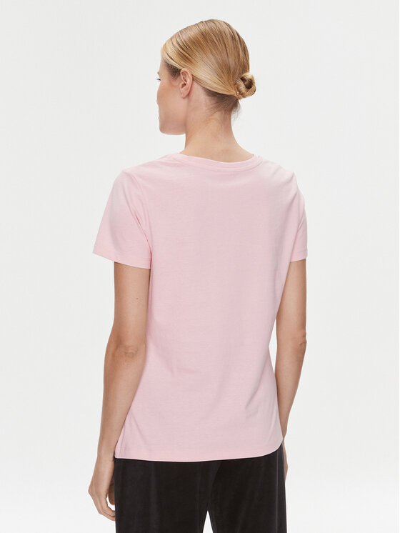 Guess Guess Tricou Adele V2YI07 K8HM0 Roz Regular Fit