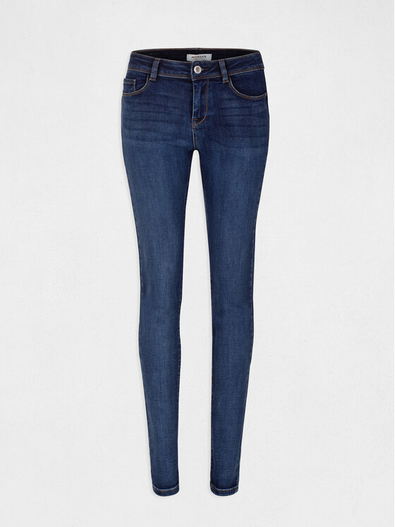 Morgan Morgan Traperice 201-POM.P Tamnoplava Slim Fit