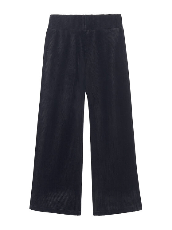 Mayoral Mayoral Medžiaginės kelnės 7576 Juoda Wide Leg