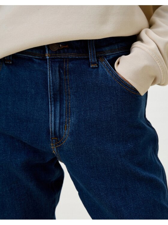 Wrangler Wrangler Jeansy Texas Slim Niebieski Slim Fit