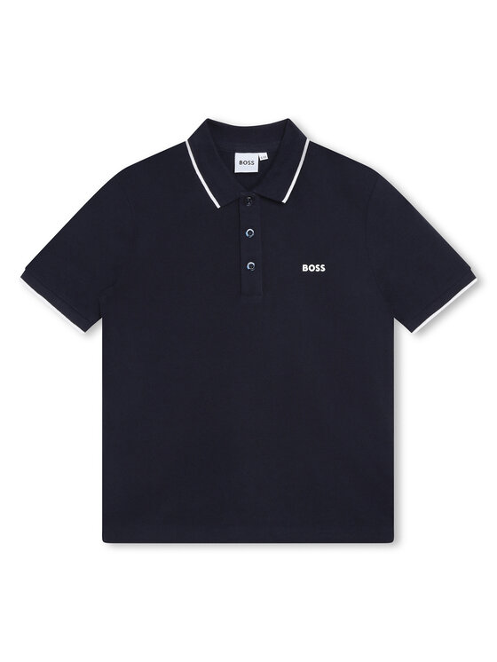 BOSS Boss Pólóing J25P26 S Sötétkék Regular Fit