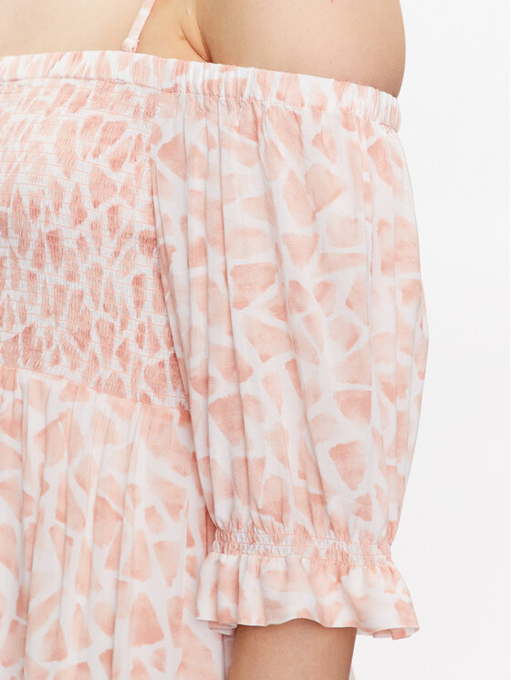 Marc Aurel Marc Aurel Лятна рокля 6 884 101 093 200 Бежов Regular Fit