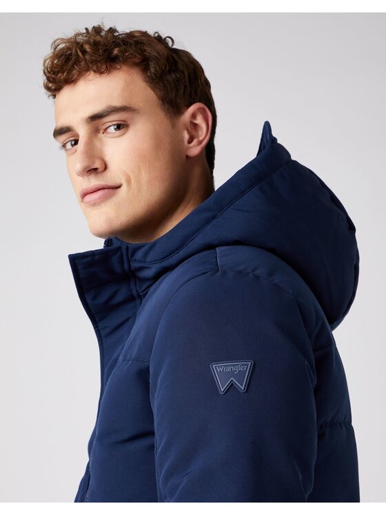Wrangler Wrangler Giubbotto invernale THE BODYGUARD Blu Regular Fit