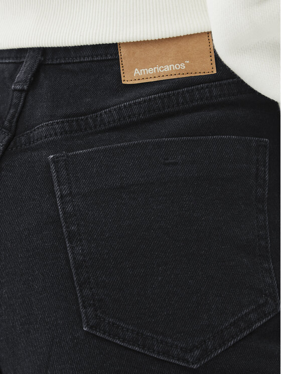 Americanos Americanos Blugi Unisex Delaware Negru Straight Leg