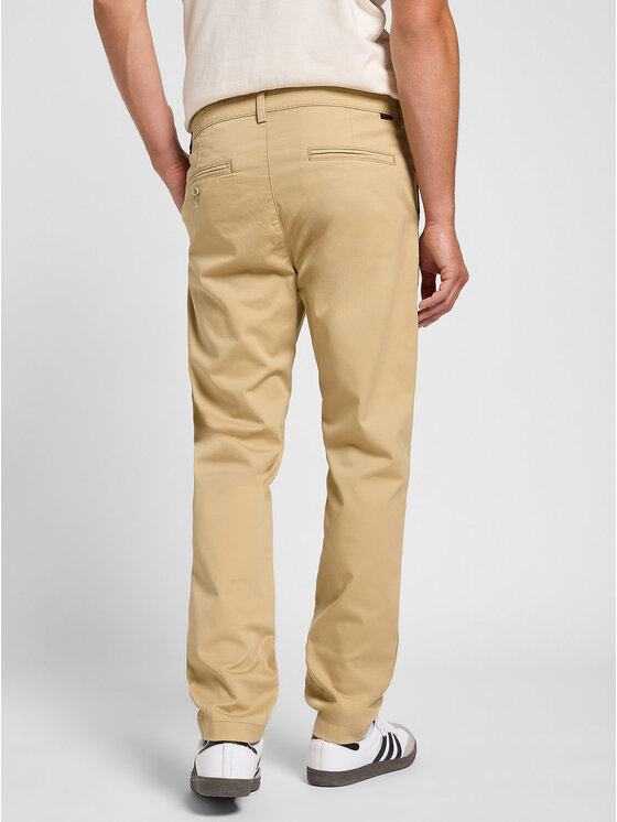 Lee Lee Chinosy SLIM CHINO Beżowy Slim Fit