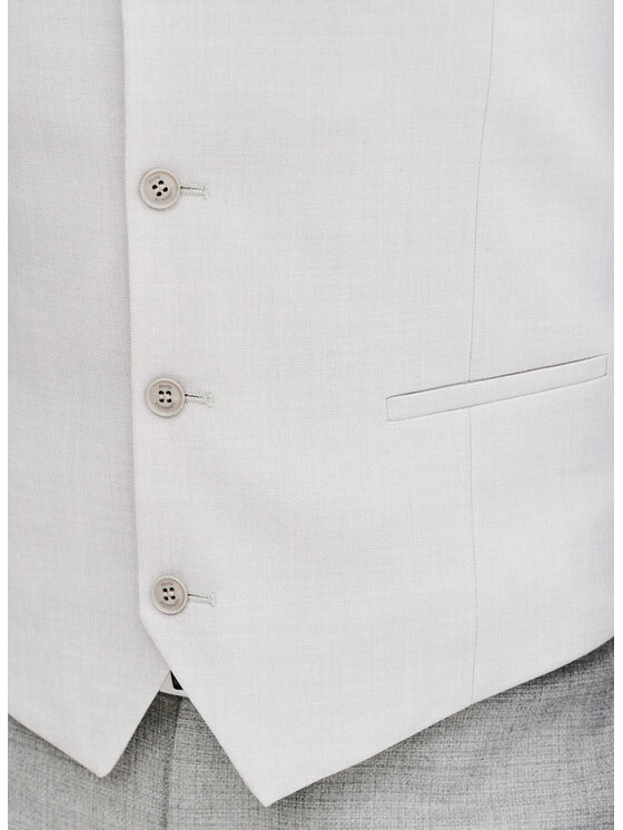 Pako Lorente Pako Lorente Kamizelka P25SF-8X-004 Szary Slim Fit