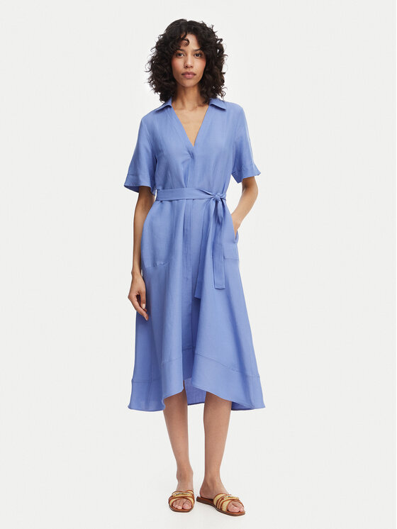 Marella Marella Marškinių tipo suknelė Detto 2615221082 Mėlyna Regular Fit